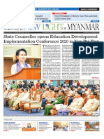 State Counsellor Opens Education Development Implementation Conference 2020 in Nay Pyi Taw