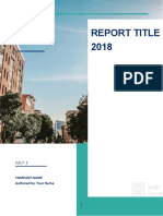 Report Title 2018 Report Title 2018: July 1