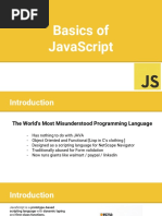 Basics of Javascript