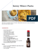 One Pot Cheesy Mince Pasta Bake PDF