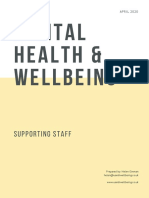 Mental Health & Wellbeing: Supporting Staff