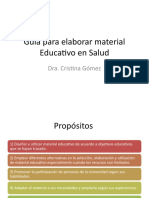 Guía para Elaborar Material Educativo en Salud