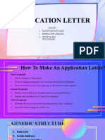 Group 5 Application Letter