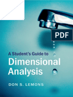 (Student’s Guides) Lemons, D.S. - A Student’s Guide to Dimensional Analysis-Cambridge University Press (2017).pdf