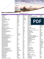 Chromium 2017 Attendance List