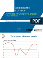 Reforms For Inclusive Growth: 2017 Oecd Economic Survey of Spain