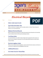 Electrical Hazards: Safety Achievement Awards Top 10 Electrical Safety Tips