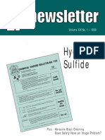 Hydrogen Sulfide: Volume XIX No. 1 - 1999