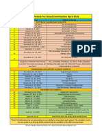 Review Schedule For Board Examination (REE) 2018 PDF