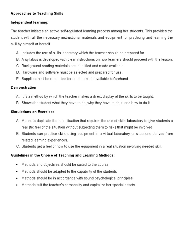 Effective Teaching Approaches Explained | PDF