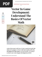 Vector in Game Development - Understand The Basics of Vector Math