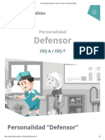 1 Personalidad "Defensor" (ISFJ-A - ISFJ-T) - 16personalities Nov 2019