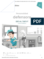 2 Fortalezas y Debilidades - Personalidad Defensora (ISFJ-A - ISFJ-T) - 16personalidades