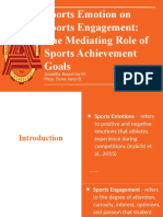 Sports Emotion On Sports Engagement: The Mediating Role of Sports Achievement Goals