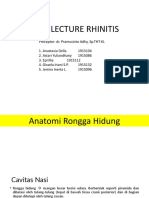 Mini Lecture RHINITIS - Dr. Pramusinto Adhy, Sp. THT-KL