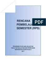 Rencana Pembelajaran Semester (RPS)