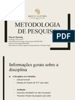 Aula Metodologia - Slides