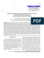 Milk Production and Income Over Feed Costs in Dairy Cows Fed Medium-Roasted Soybean Meal and Corn Dried Distiller's Grains With Solubles