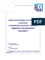 Raport Privind Calitatea Aerului Ambiental București PDF
