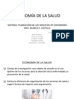 Clase 1 ECONOMÍA DE LA SALUD