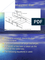 Broad Crested Weir and Ogee Type Weir