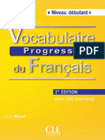 Extrait Vocabulaire Progressif Du Français 2e Édition - Niveau Débutant PDF