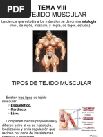 Tema Viii: El Tejido Muscular