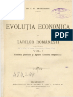 Angelescu Evolutia Economica