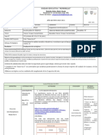 Planificacion SEMANA 3 Plan Aprendamos Juntos en Casa