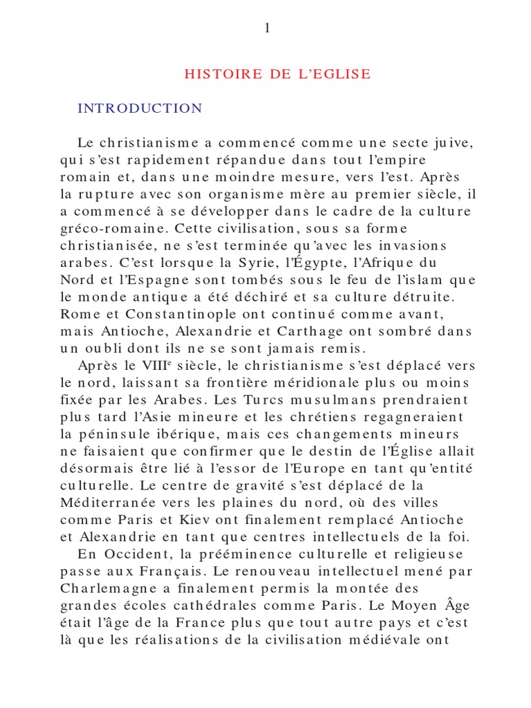Histoire de l'Église et ses origines | PDF | Juifs | Pharisiens