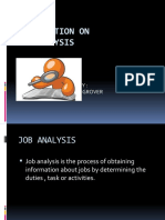 Presentation On Job Analysis: BY: Laleet Grover