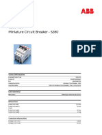 Miniature Circuit Breaker - S280: Product-Details