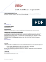 Look-Ahead Sigma-Delta Modulation and Its Application To Super Audio CD