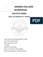 Array and linked representation of stack_CompSC