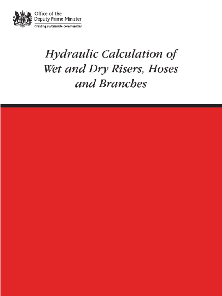 Dry Risers Hydraulic Calculation PDF | PDF