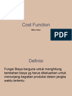 Cost Function: Mikro Islam