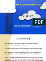 SLA and Cloudonomics