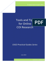 Tools and Tips For Online COI Research: EASO Practical Guides Series