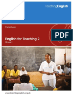 English For Teaching 2: Trainer Book