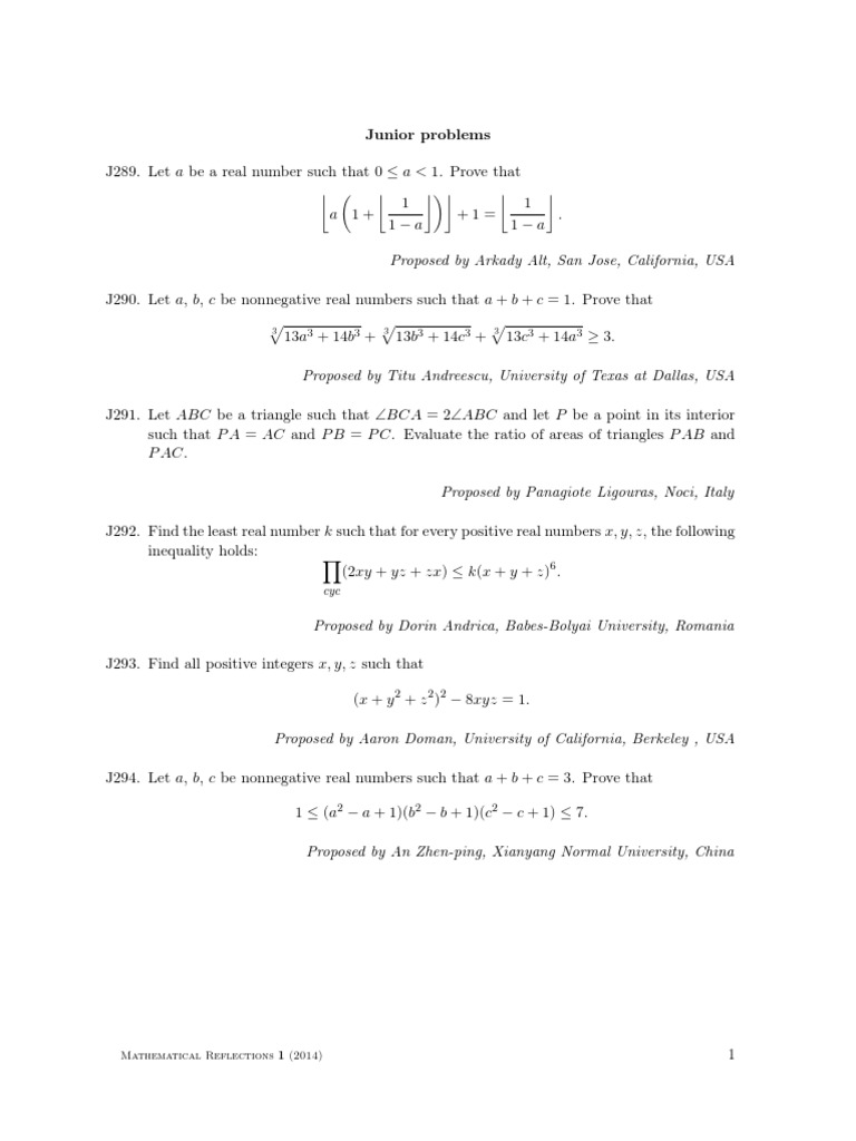 Probability in Triangle Cevians | PDF | Triangle | Square Root
