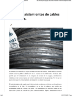 Tipos de Aislamientos de Cables Eléctricos PDF