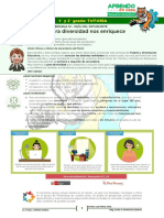 TUTORÍA 1° y 2° - Nuestra Diversidad Nos Enriquece