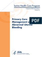 Primary Care Management of Abnormal Uterine Bleeding