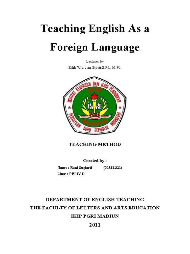 Teaching English As A Foreign Language | Descargar gratis PDF ...