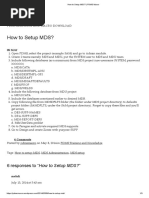 Pdms Setup Mds - Pdms Macro