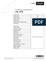 Danfoss Reciprocating Compressors: MT / MTZ / NTZ / VTZ