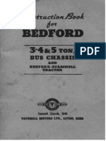 Bedford Bus and Truck Chassis Instruction Manual