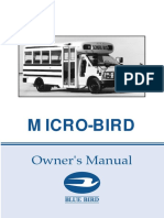 Blue Bird Micro-Bird Owner Manual