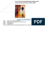 Dominar Las Crisis de Ansiedad Ebook de Moreno Gil Pedro Jose Martin Garcia Sancho Julio Cesar PDF
