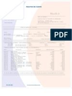 Estado de cuenta bancaria de Caja de Ahorro con detalle de movimientos